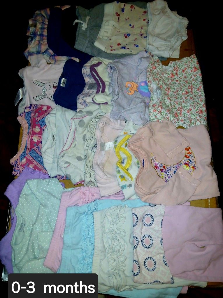 Baby Girl Clothes 0-3 months