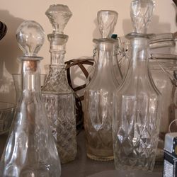 Vintage Crystal Decanters