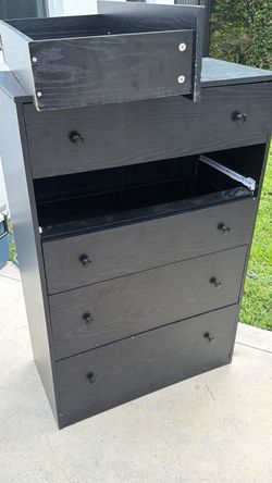 Black Chest of Drawers Dresser