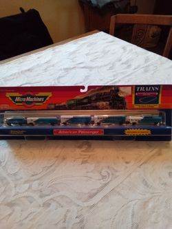 Micro Machines American Passenger Train Set