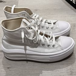 Converse White Platform
