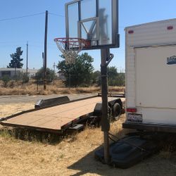 Spalding basketball hoop, breakaway rim