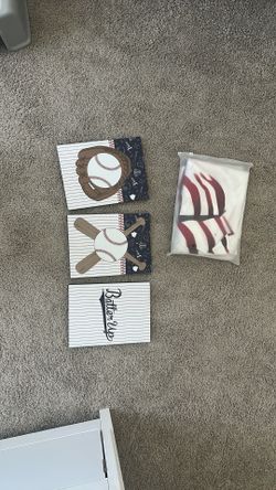 Baseball room decor