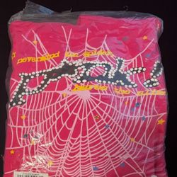 Pink Sp5der Hoodie 