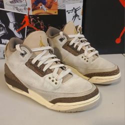 Nike Jordans 3 Retro Palomino DM0967-102 Kids Size 5.5 Youth 