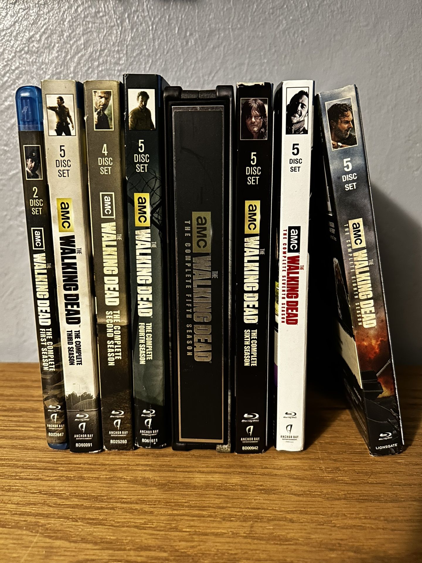 The Walking Dead Blu-Ray Seasons 1-8
