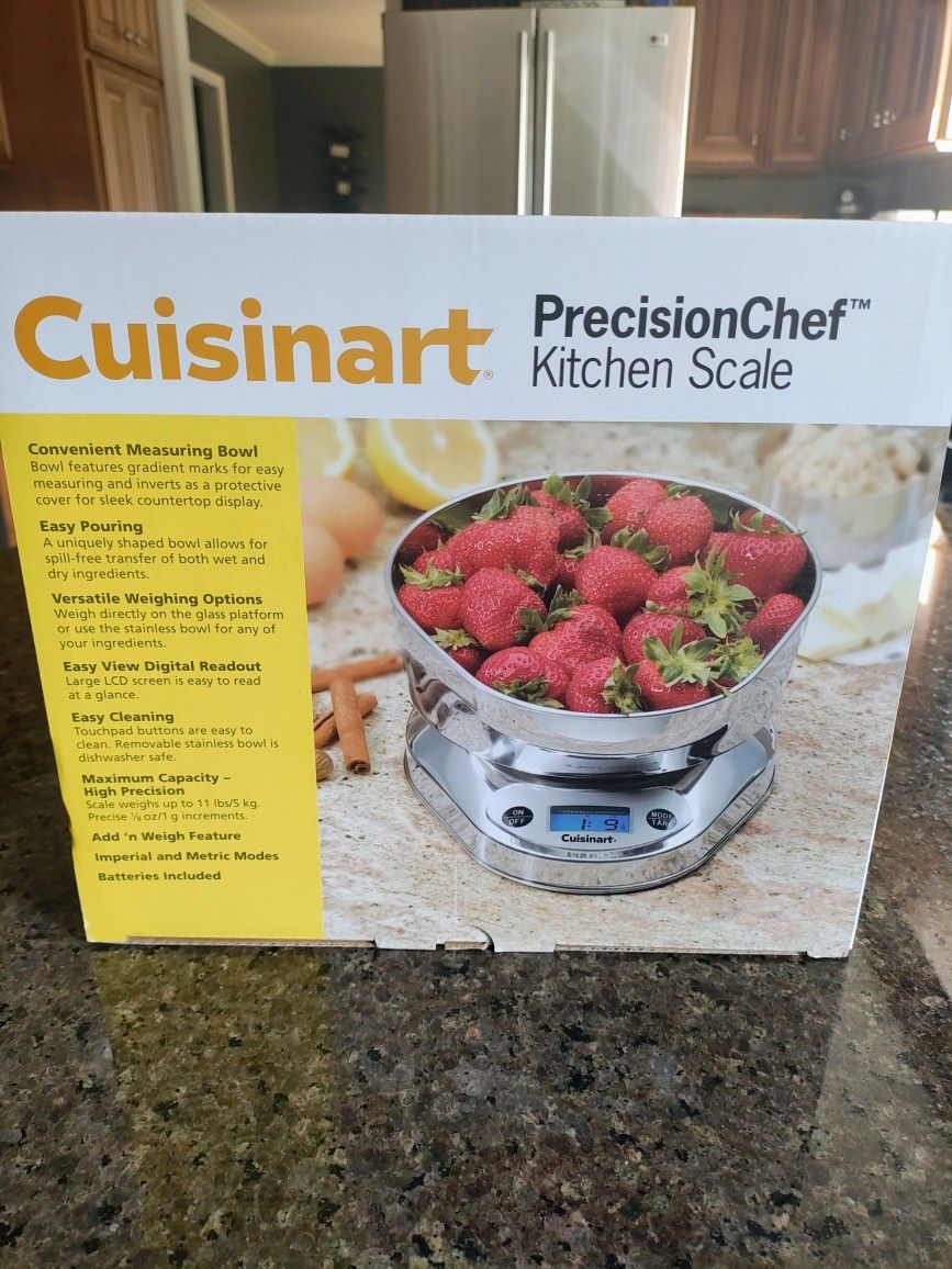 New Cuisinart Precision Chef Kitchen Scale