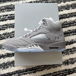 Jordan 5 Wolf Grey (SIZE 7Y)