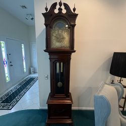 9ft Antique Grandfather Clock 
