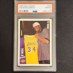 1996 Upper Deck Collectors Choice Shaquille O'Neal #270 PSA 8