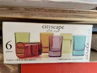 Shot Glasses Circle Ware
