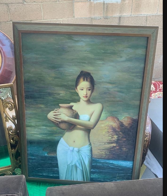 Beautiful Thai Woman Artwork