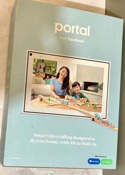 Meta Portal - Smart Video Calling for the Home with 10” Touch Screen Display - White