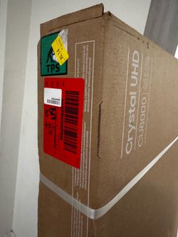 Brand New Samsung 65” Crystal UHD 4K Smart TV (CU8000) Factory Sealed