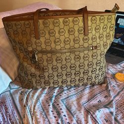 Michael Kors Monogram Tote Bag