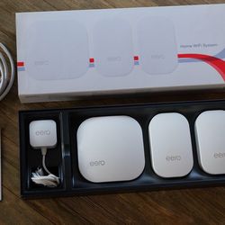 Eero (Gen 2) Home WiFi System - M010301, 1x B010001, and 2x D010001
