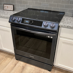 Samsung Bespoke slide-in electric range