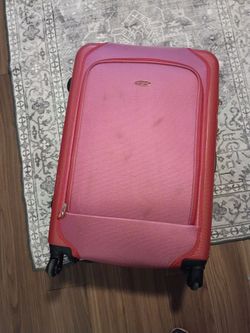 Suitcase with smaller suitcase inside