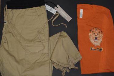 FOG ESSENTIALS CARGO PANT SIZE L fits 32 or 34 waist. Brand new