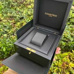 Brand new Audemars Piguet box gold diamond pawn Cuban 10k 14k solid