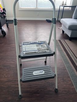 Walmart cosco two step ladder four months old, move out deal