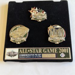 2001 All Star Game Commemorative Pin Set #732 of 5,000