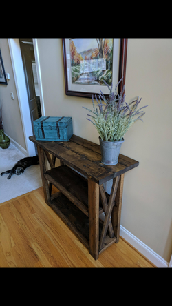 Farmhouse Entryway Tables! On sale now!