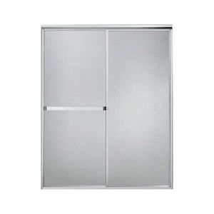 47" to 52" W Framed Bypass / Sliding Silver Shower Door - New in Box