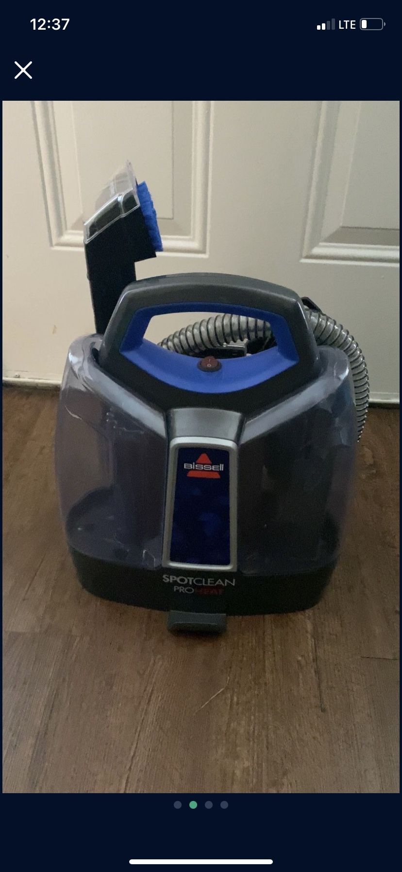 BISSELL SpotClean ProHeat Portable Spot and Stain Carpet Cleaner, 2694, Blue