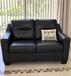 Leather Loveseat Sofa