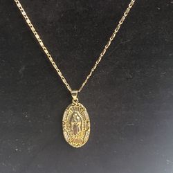 Chain  With Pendant 18k Gold Filled 