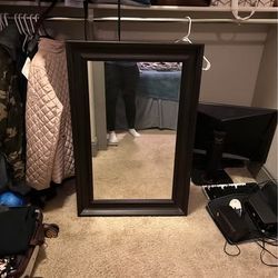 IKEA HEMNES Mirror 24x35 in - Dark Brown Frame