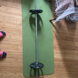 Dumbbell bar with two 10 lb weights
