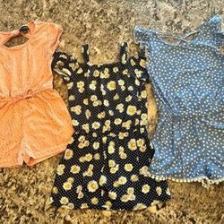 Toddler Girl Rompers Size 4T