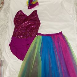 Girls Costume W Head Piece