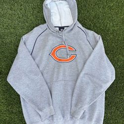 Chicago Bears Classic NFL Apparel Gray Pullover Sweatshirt 