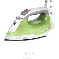 Black N Decker Steam Iron 