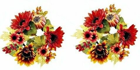 Sunflowers Candle Rings