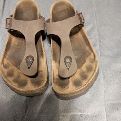 Birkenstock Gizeh Mocca Birko-Flor Regular 