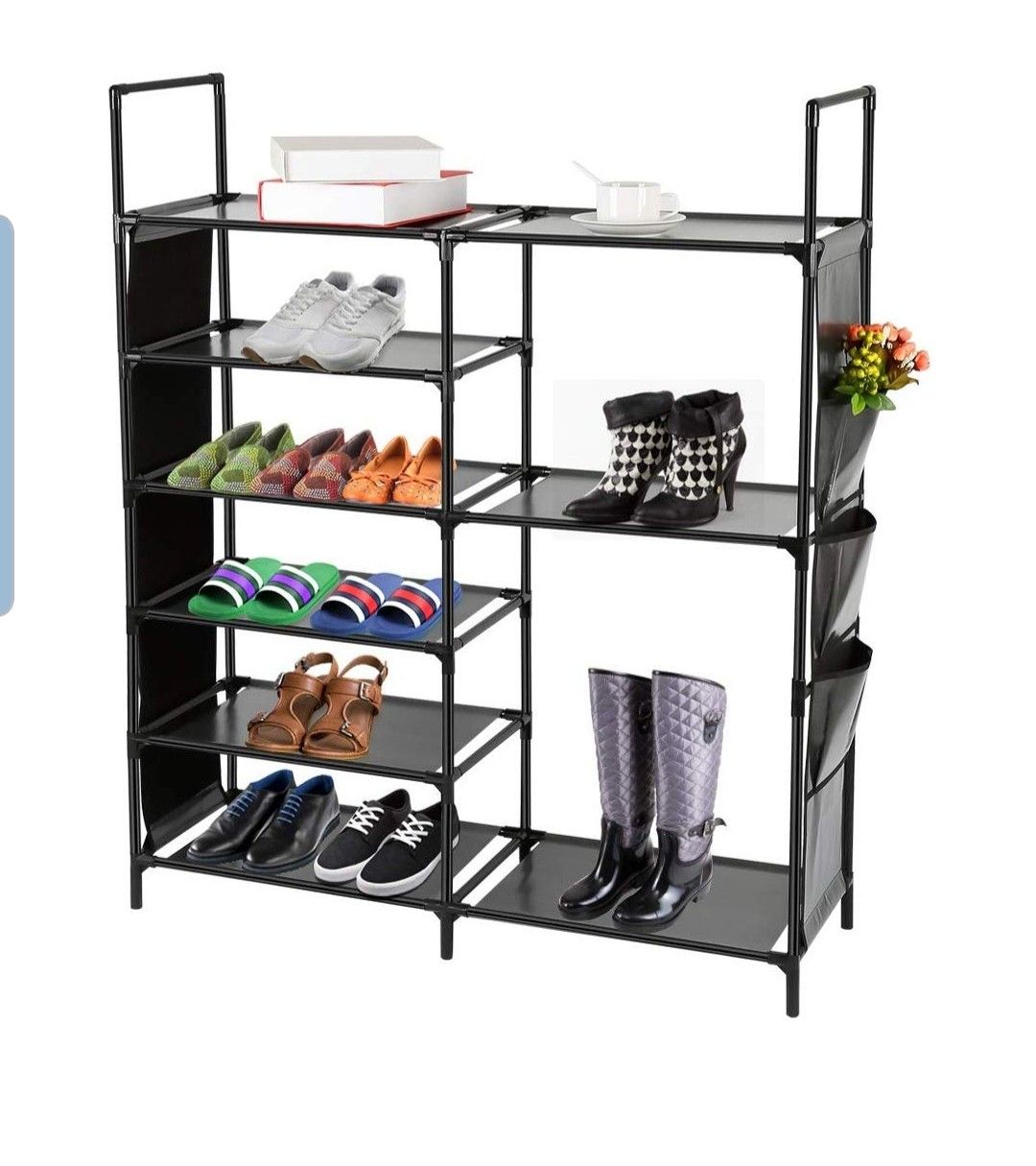 Shoes rack closet organizer shelves
