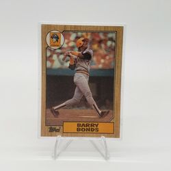 Barry Bonds Topps Error Card.