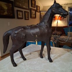 Vintage Leather Horse