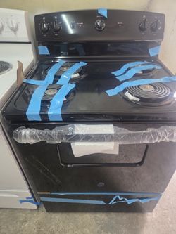 General Electric Electric Range Black Warranty 1 Year Financing True Snap If You Qualify 
