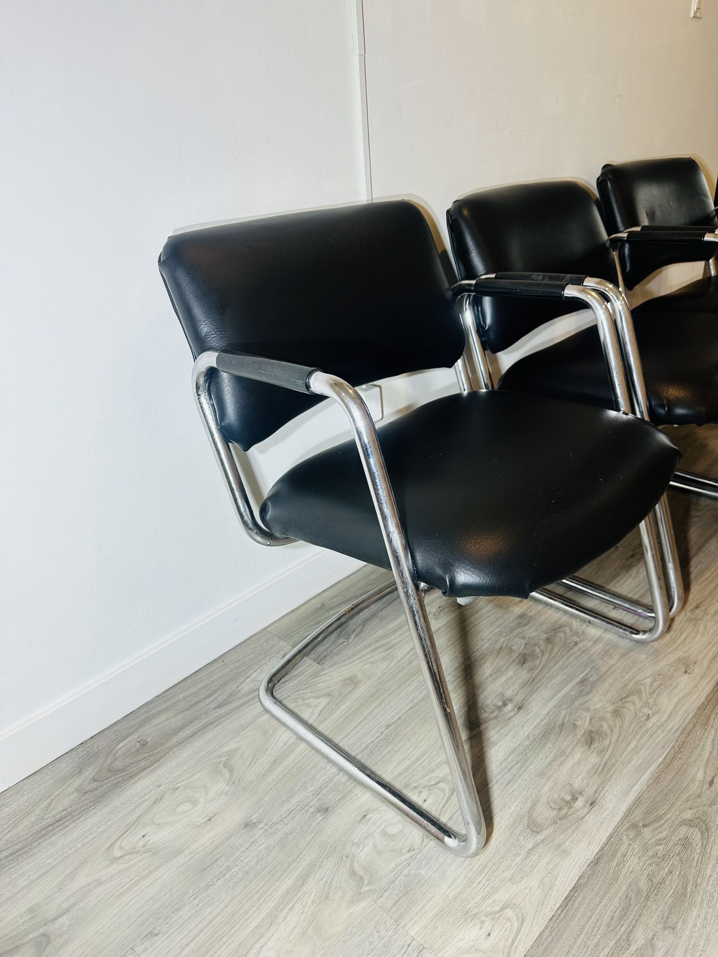 3 Stainless Steel Office Chairs ‼️