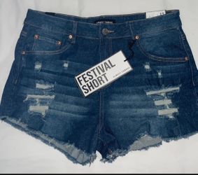 Almost Famous Festival Short Denim Shorts