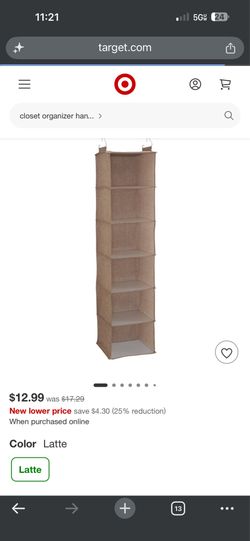 All 3 Hanging organizer for $25