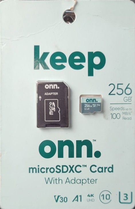 ONN 256 GB Micro SD Card