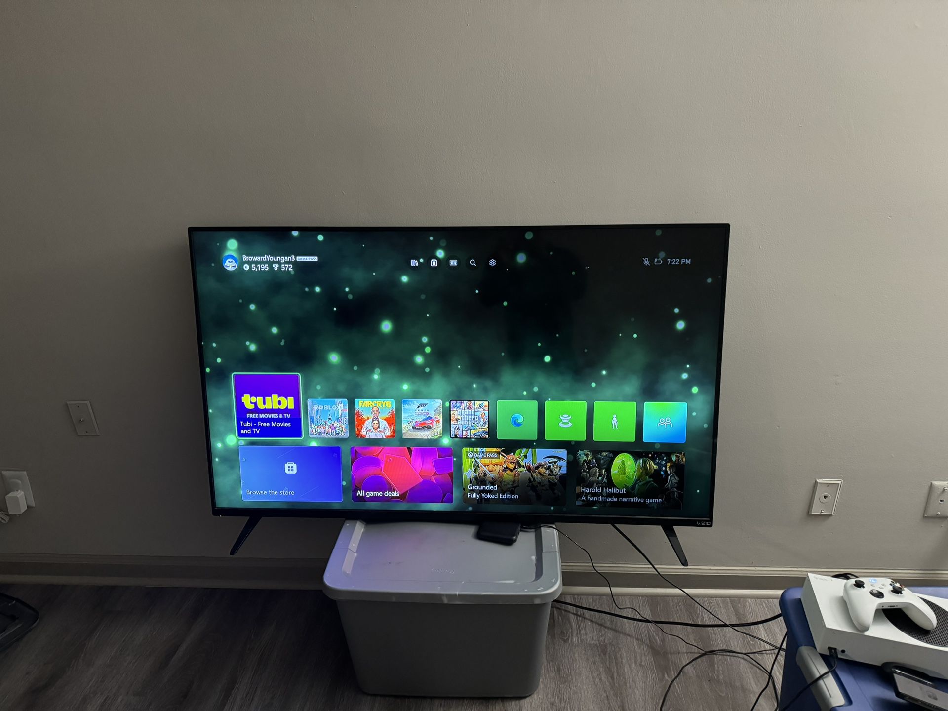 Xbox, Nintendo Switch, And A 65 Inch Vizo Tv