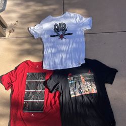 Lot of 3 Men’s Micheal Jordan air nike tees
