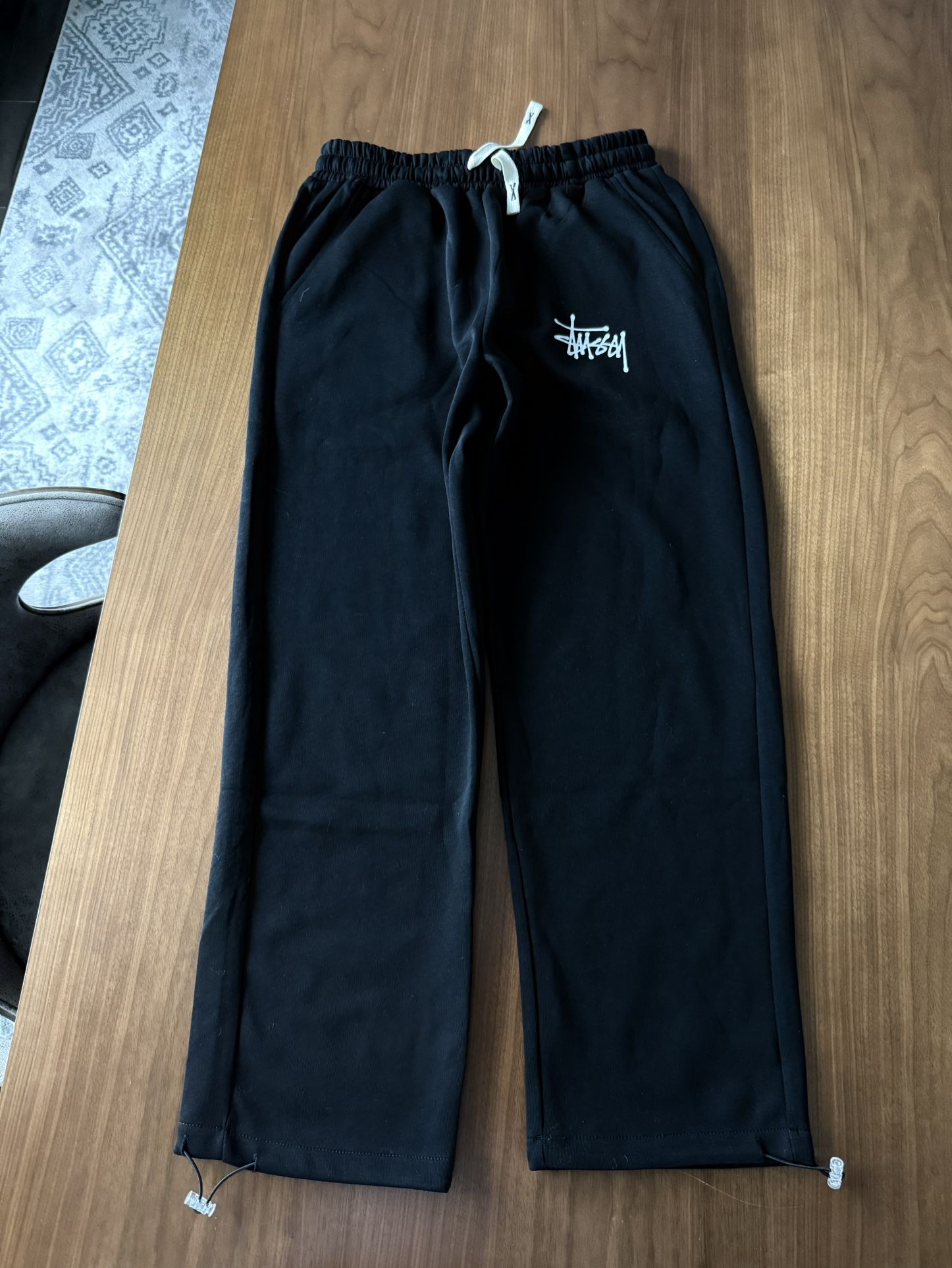 BRAND NEW Black Stussy Sweatpants Medium